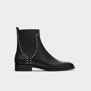 Zara studded booties